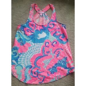 EUC Lilly Pulitzer I'm So Jelly Cordelia Top XXS